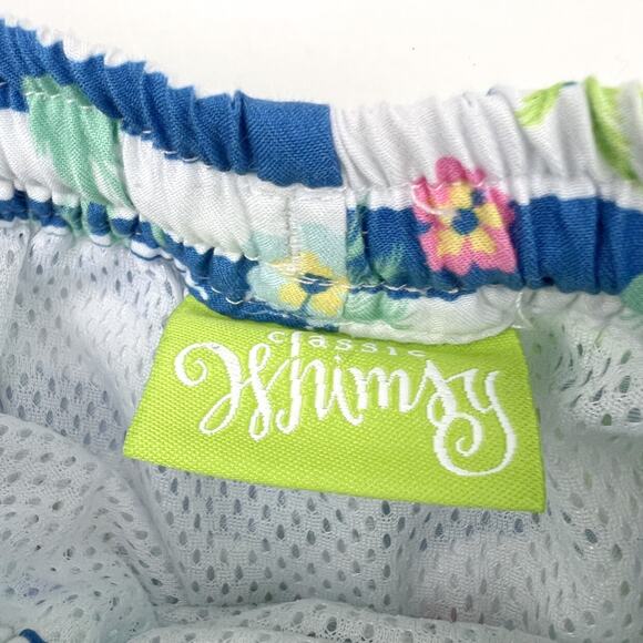 Classic Whimsy Striped Tropical swim Shorts - Picture 5 of 6